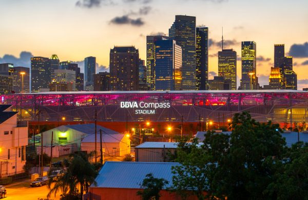 East downtown Houston BBVA compass stadium